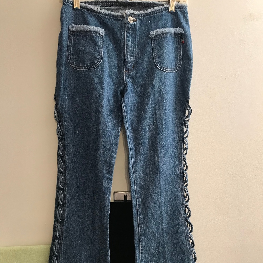 Pazzo Denim Jeans Distressed Waist Size 30